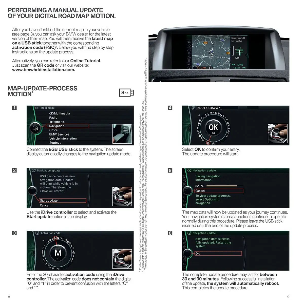 BMW FSC code map MOTION