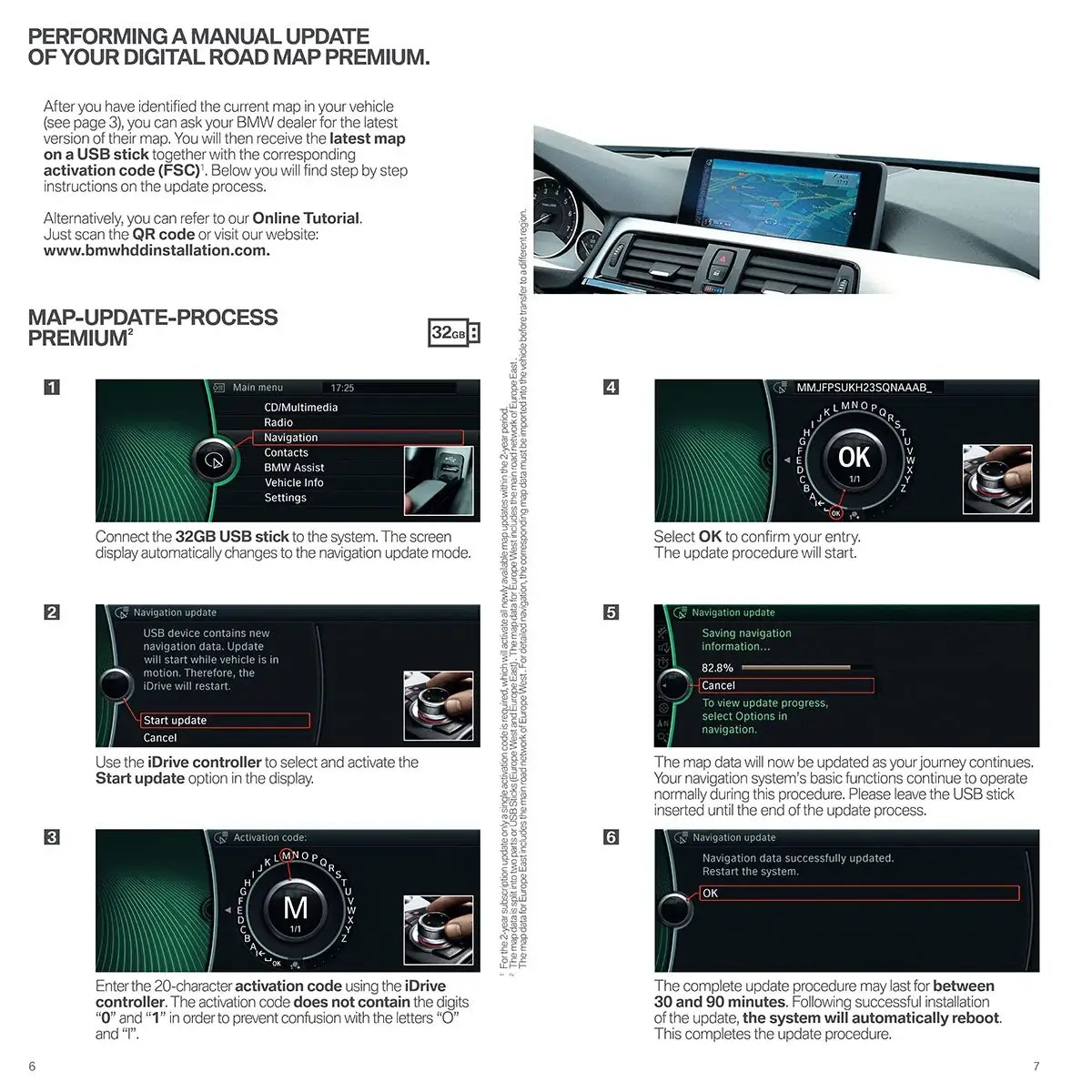 BMW FSC code for map PREMIUM