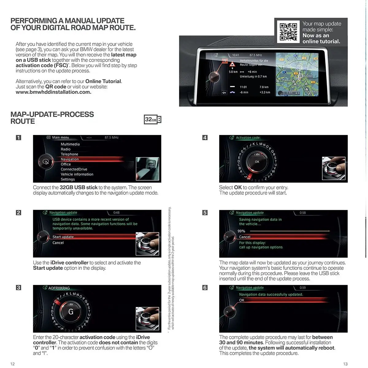 BMW FSC code map ROUTE