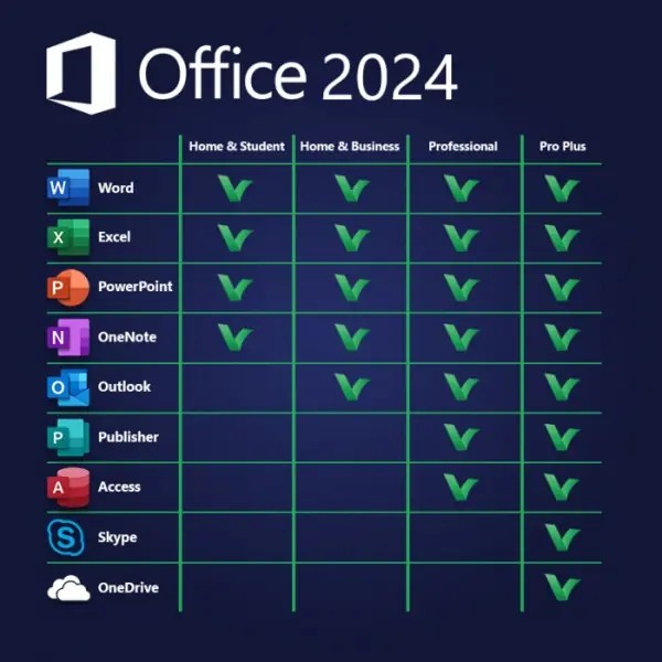 Microsoft Office 2024 Pro Plus license key