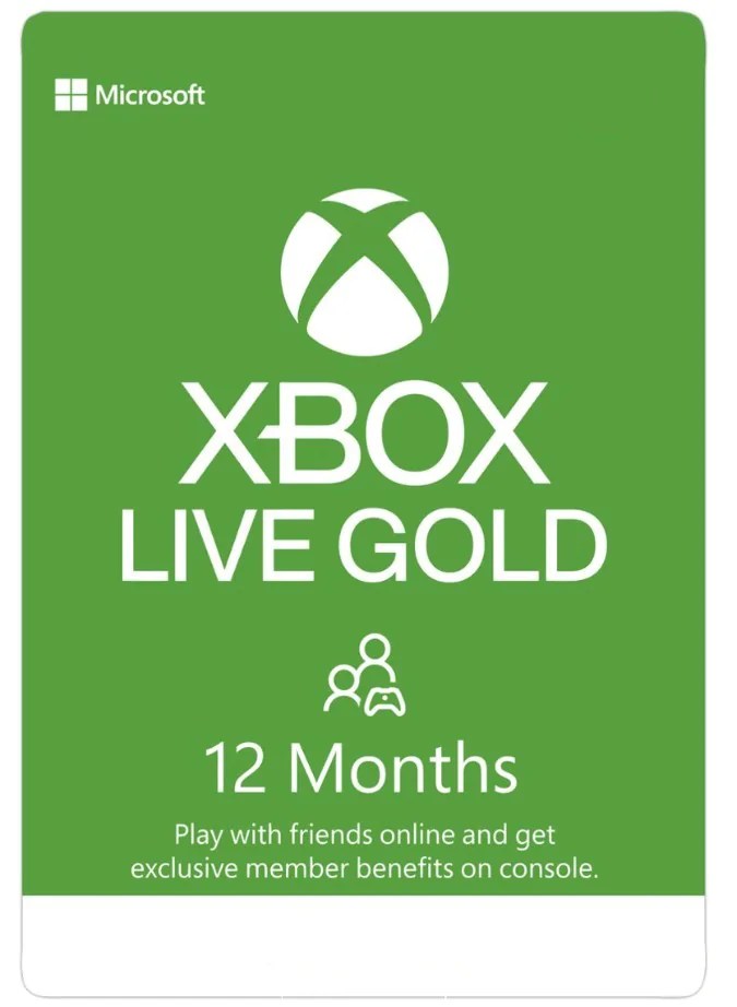 Xbox Live Gold 12 Months